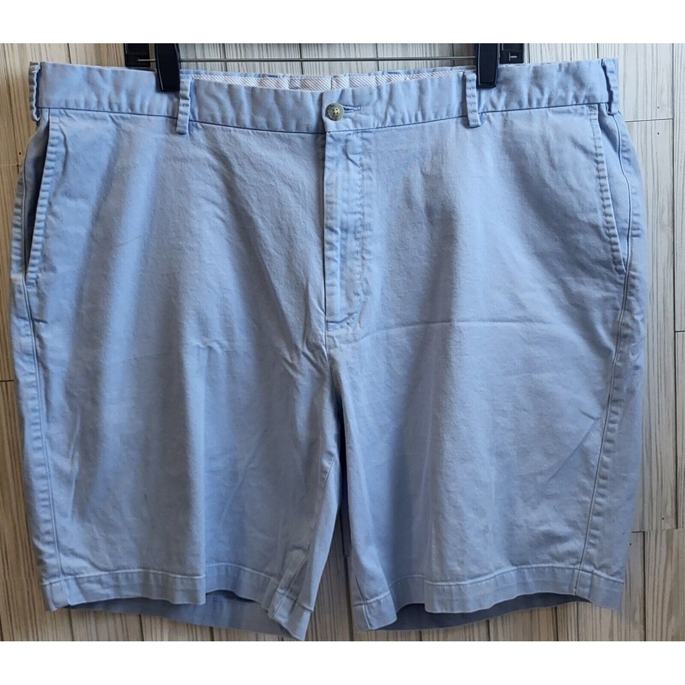 Peter Millar Chino Shorts Flat Front Light Blue Size 42